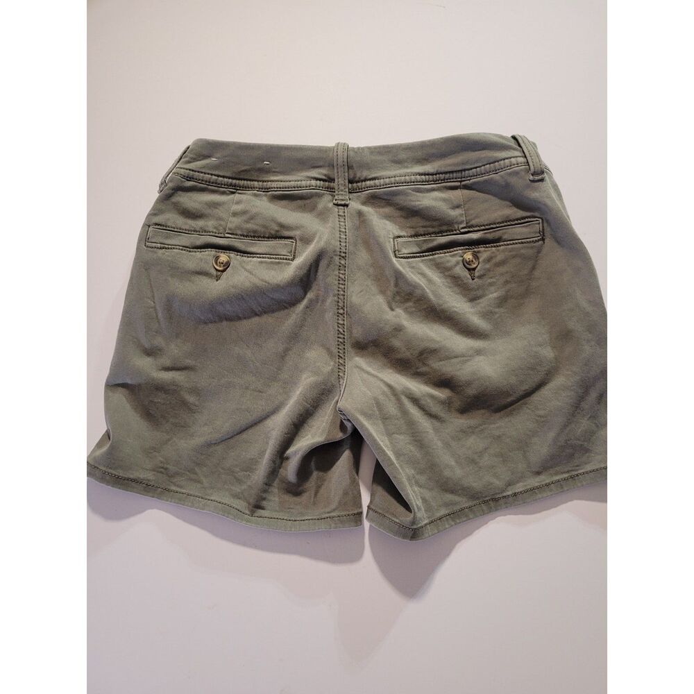 American Eagle Lot 3 Women's Size 2 Shorts Olive Khaki Denim Cutoff #-103